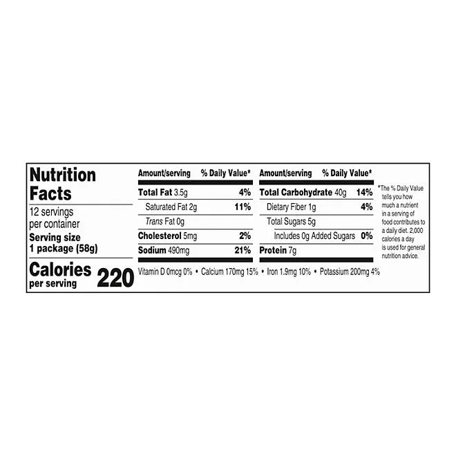 Kraft Original Macaroni and Cheese Easy Microwavable Dinner, 2.05 oz., 12 pk. 3