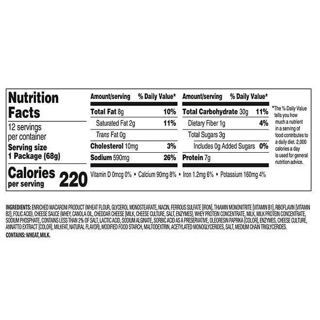Velveeta Shells and Cheese Original Microwavable Sauce Cups, 2.39 oz., 12 ct. 3
