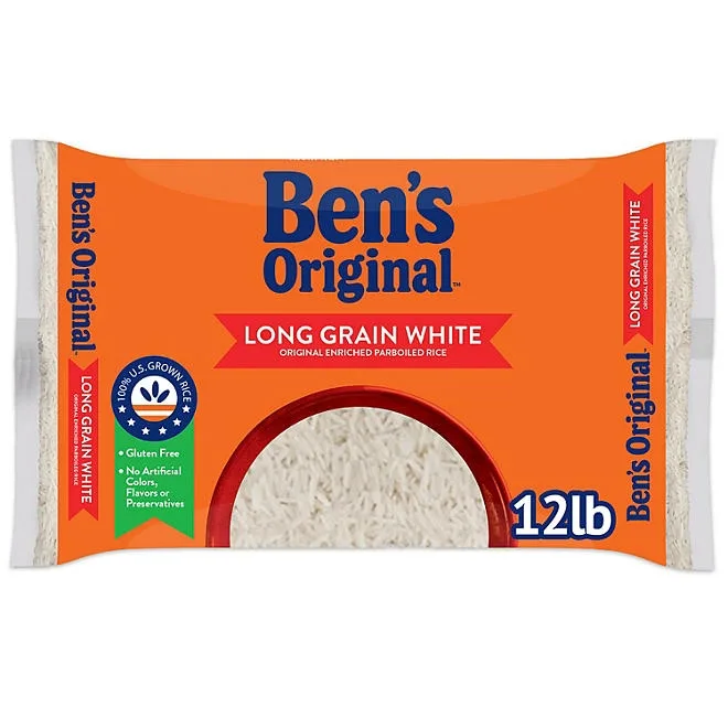 Ben's Original Enriched Long Grain White Parboiled Rice, 12 lbs. 2