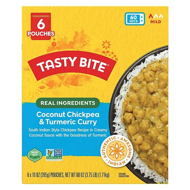 Tasty Bite Chickpea Coconut and Turmeric Curry, 10 oz., 6 ct. 5
