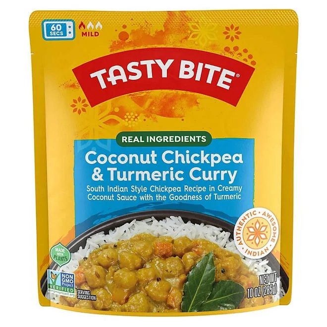 Tasty Bite Chickpea Coconut and Turmeric Curry, 10 oz., 6 ct. 4