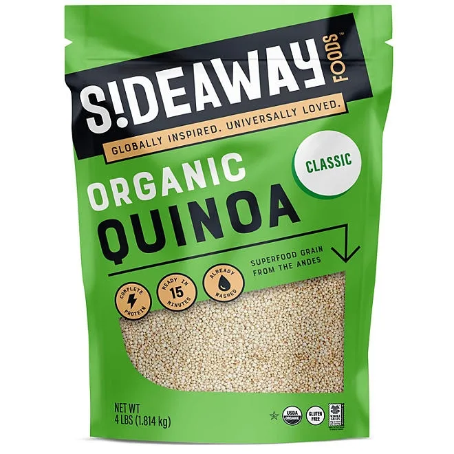 Sideaway Foods Organic Quinoa, 64oz. 2
