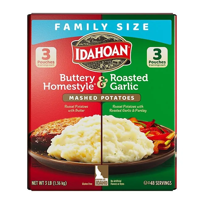Idahoan Potato, Variety Pack, 8 oz., 6 pk. 2