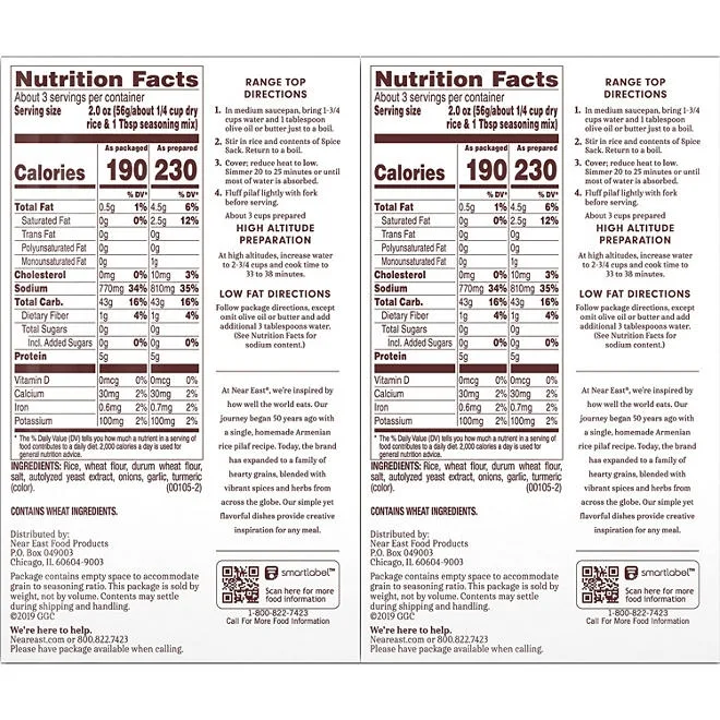 Near East Rice Pilaf 6.9 oz., 6 pk. 3