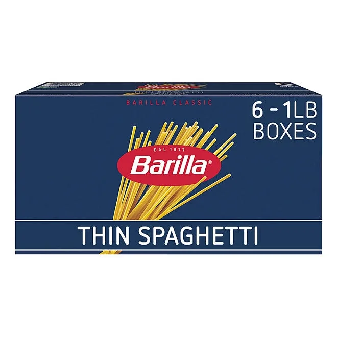 Barilla Pasta Thin Spaghetti 1 lb., 6 pk. 2