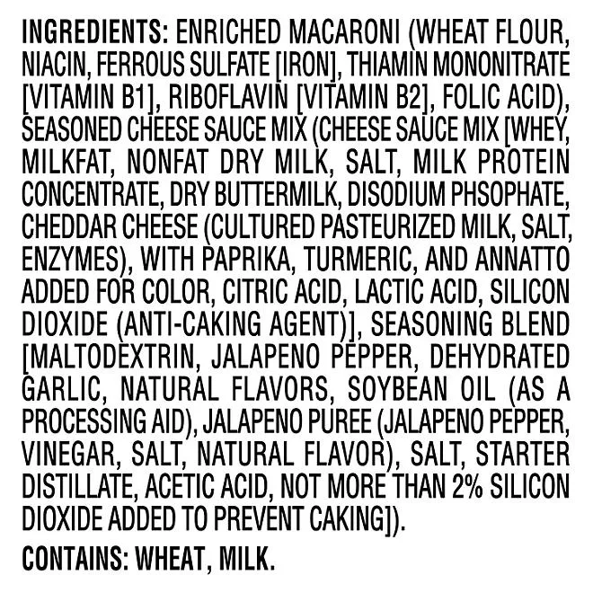 Kraft Jalapeno Flavored Macaroni & Cheese Dinner, 4 ct. 4