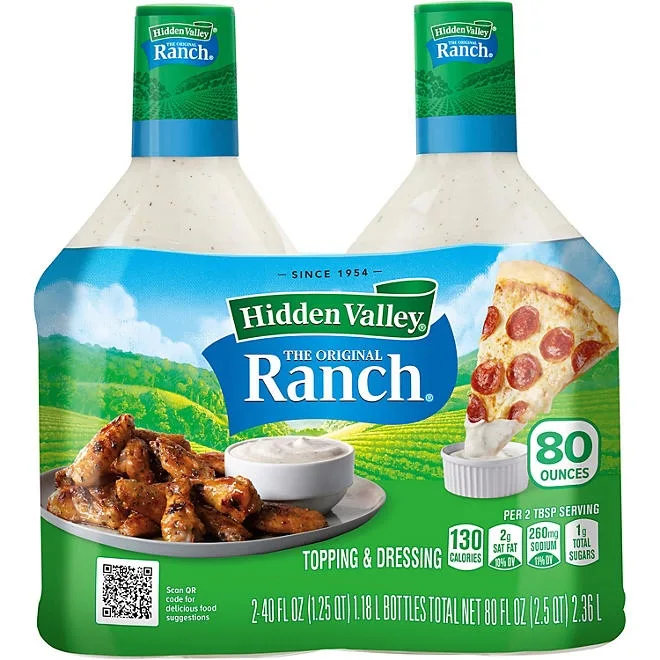 Hidden Valley Original Ranch Dressing, 40 oz., 2 pk. 2