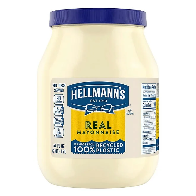 Hellmann's Real Mayonnaise, 64 oz. 2