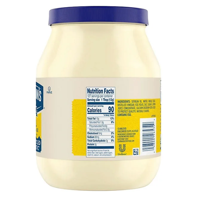 Hellmann's Real Mayonnaise, 64 oz. 3