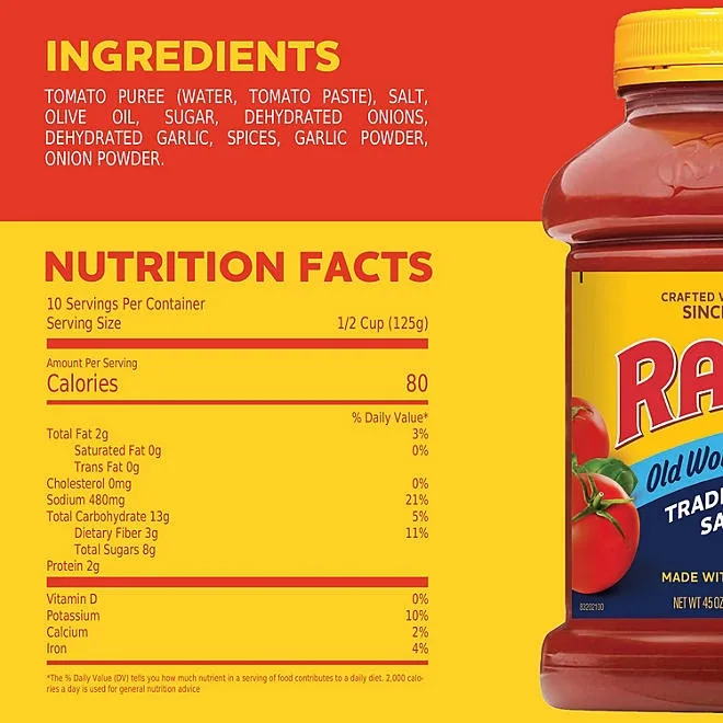 Ragu Old World Style Traditional Pasta Sauce, 45 oz., 3 pk. 3