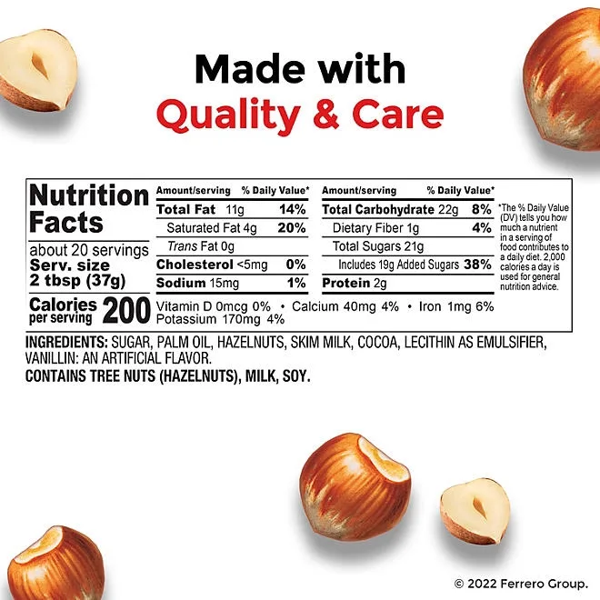 Nutella Hazelnut Spread with Cocoa, 26.5 oz., 2 pk. 3