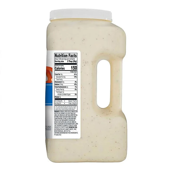 Member's Mark Ranch Dressing, 1 gal. 3