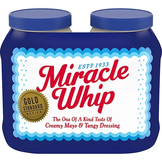 Miracle Whip Original Mayo-Like Dressing, 30 oz., 2 pk. 2