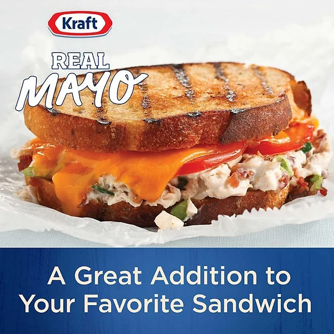 Kraft Real Mayo Mayonnaise, 30 fl. oz. jars, 2 pk. 5