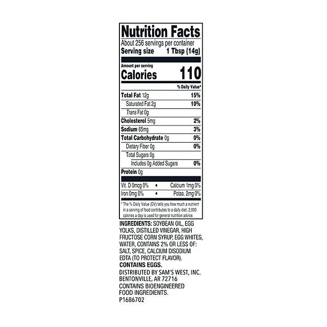 Member's Mark Foodservice Extra Heavy Mayonnaise, 1 gal. 3
