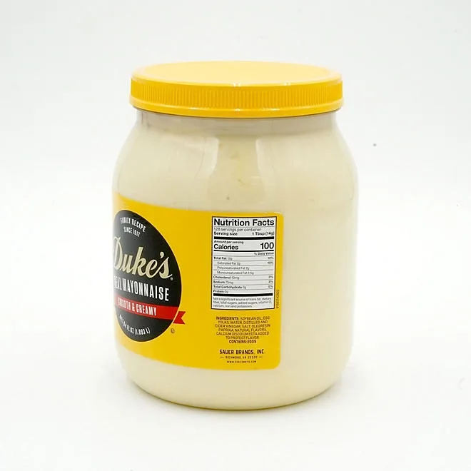 Duke's Real Mayonnaise, 64 oz. 3