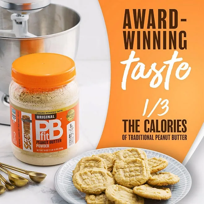 PBfit Classic Peanut Butter 8g Powdered Peanut Butter Spread, 1.87 lbs. 5