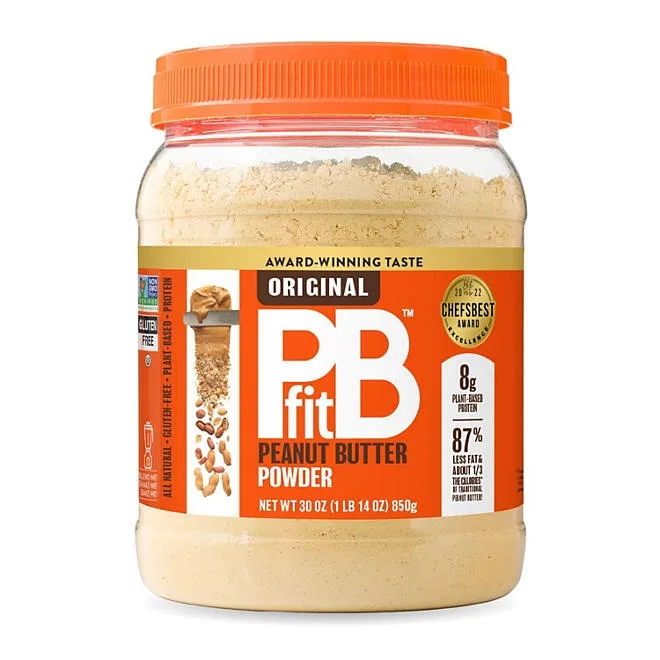 PBfit Classic Peanut Butter 8g Powdered Peanut Butter Spread, 1.87 lbs. 2
