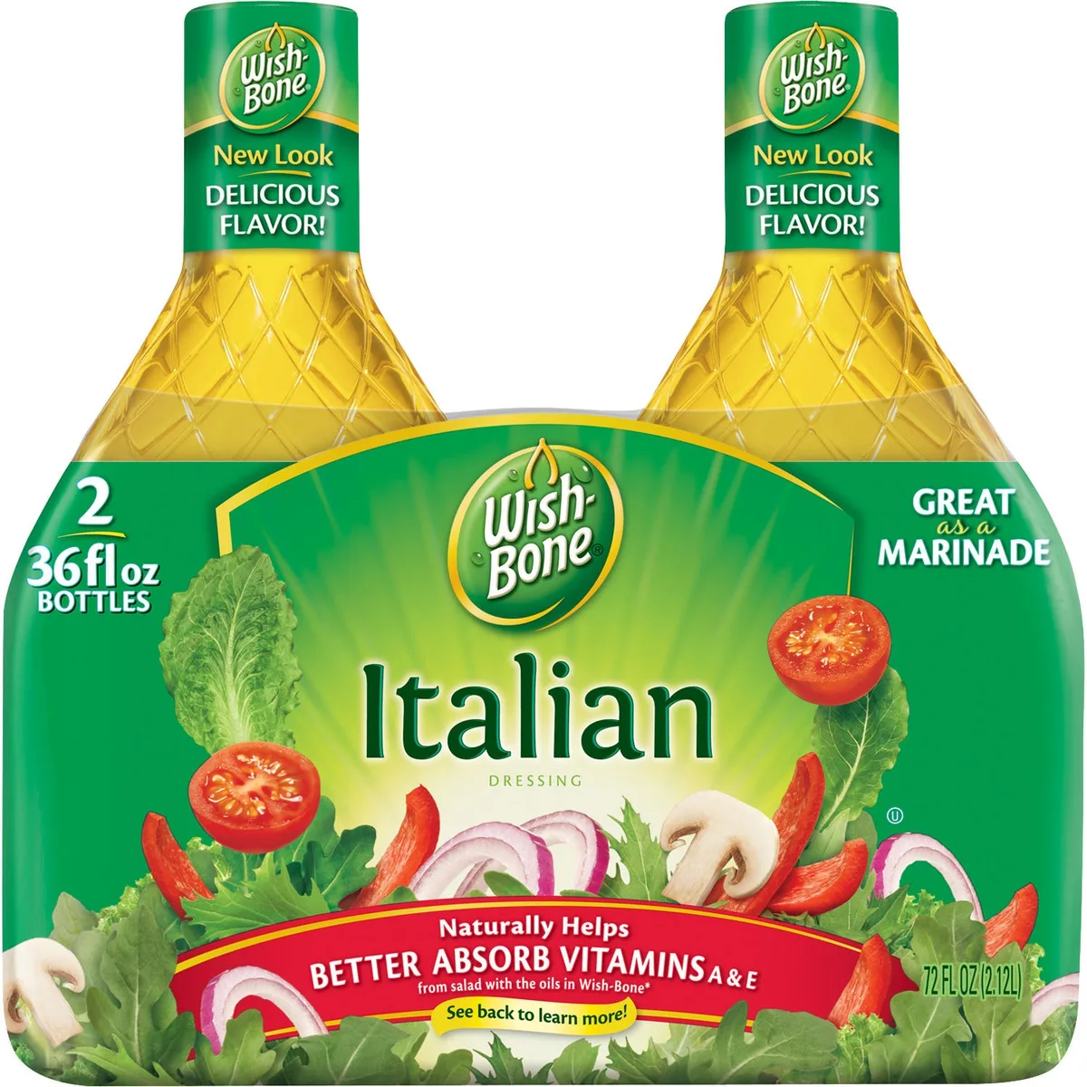 Wish-Bone® Italian Dressing, 36 oz., 2 pk.