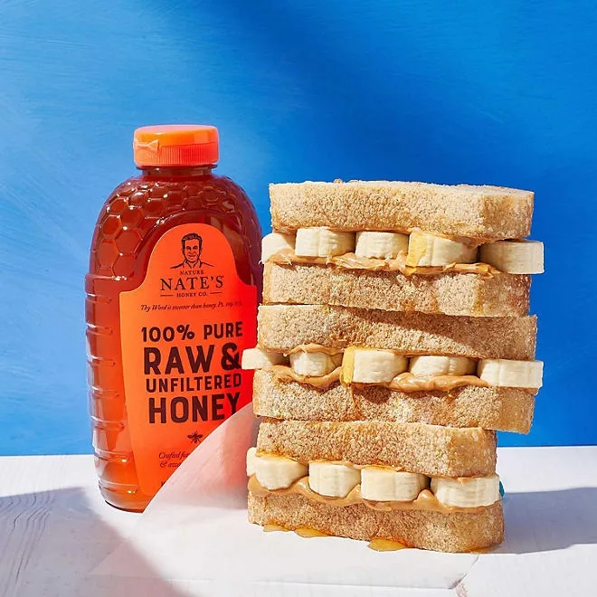 Nature Nate's 100% Pure Raw and Unfiltered Honey, 44 oz. 4