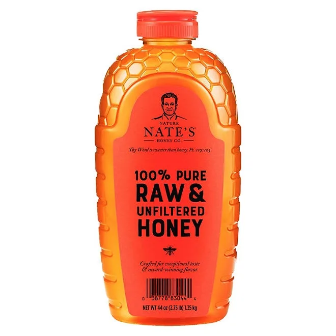 Nature Nate's 100% Pure Raw and Unfiltered Honey, 44 oz. 2