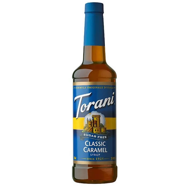 Torani Sugar-Free Classic Caramel Syrup, 25.4 fl. oz. 2