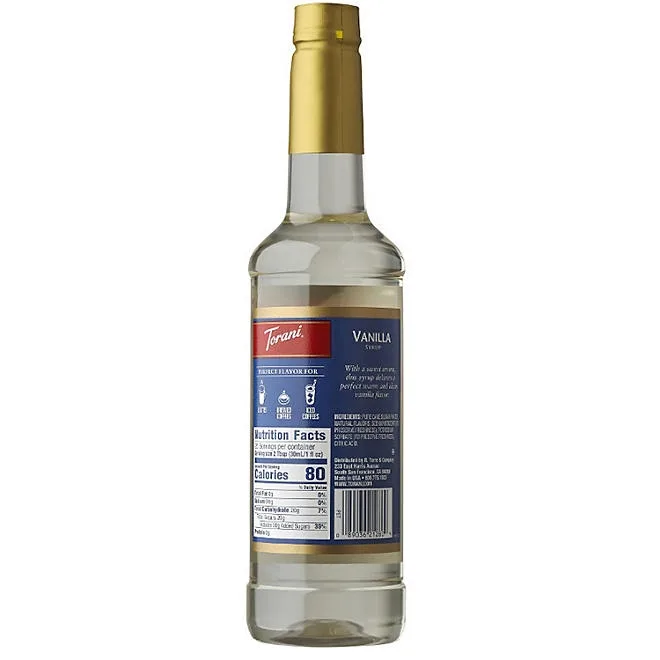 Torani Vanilla Syrup, 25.4 fl. oz. 5