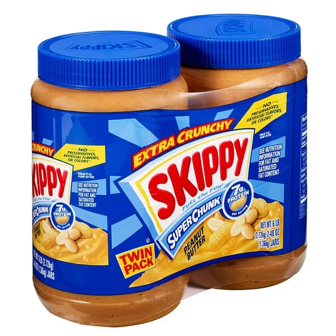 Skippy Super Chunk Peanut Butter, 48 oz., 2 pk. 5