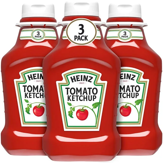Heinz Original Tomato Ketchup, 44 oz., 3 pk. 2