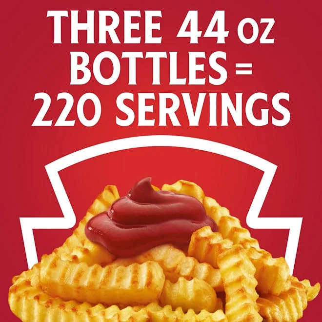 Heinz Original Tomato Ketchup, 44 oz., 3 pk. 4