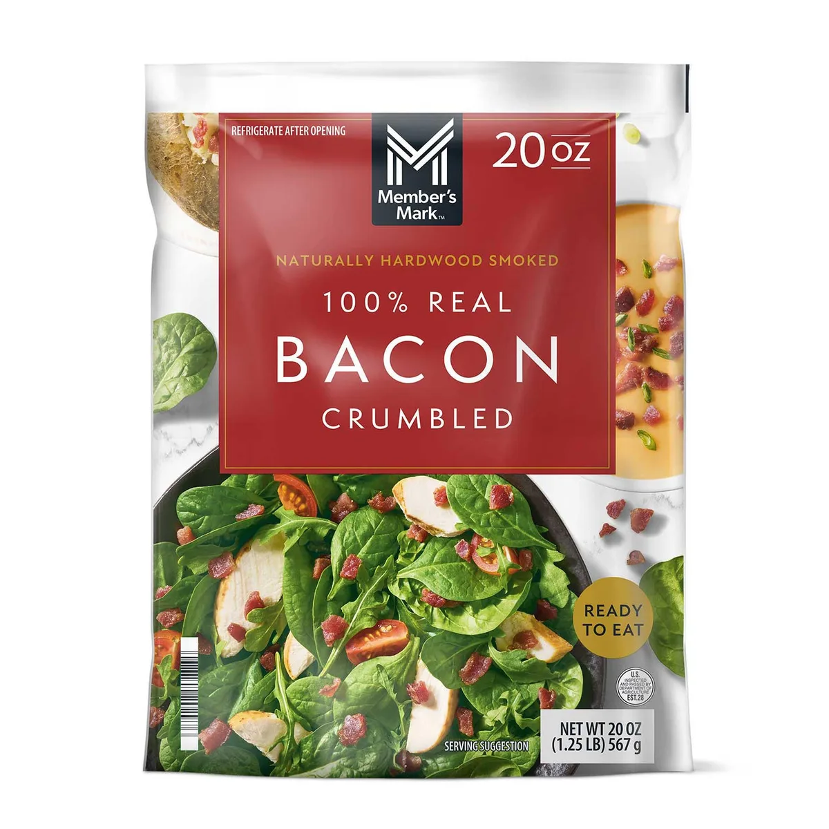 Member's Mark Real Crumbled Bacon, 20 oz.