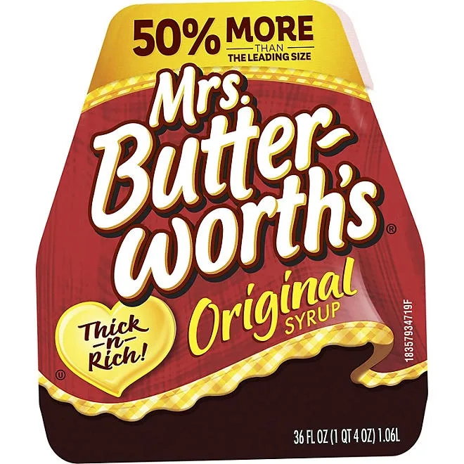 Mrs. Butterworths Original Syrup, 36 oz., 2 pk. 4