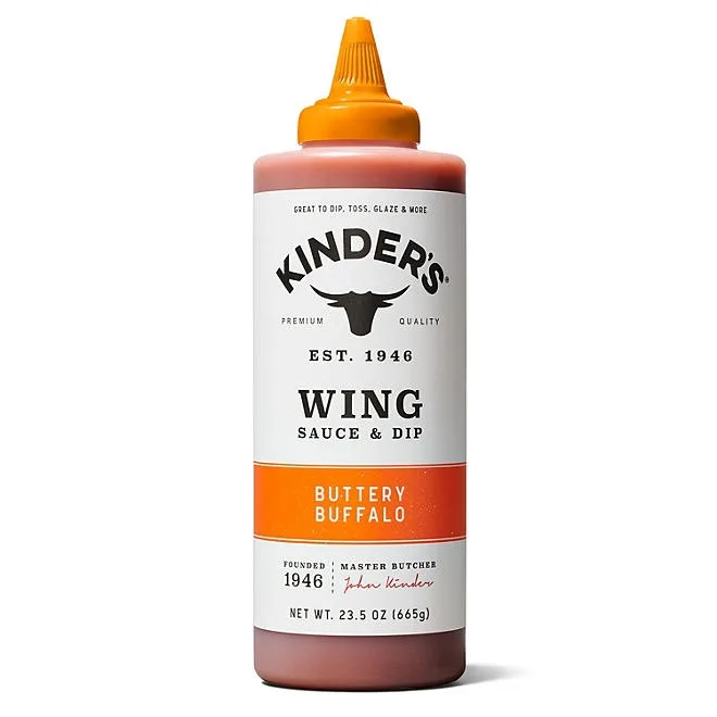 Kinder's Buttery Buffalo Wing Sauce, 23.5 oz. 2