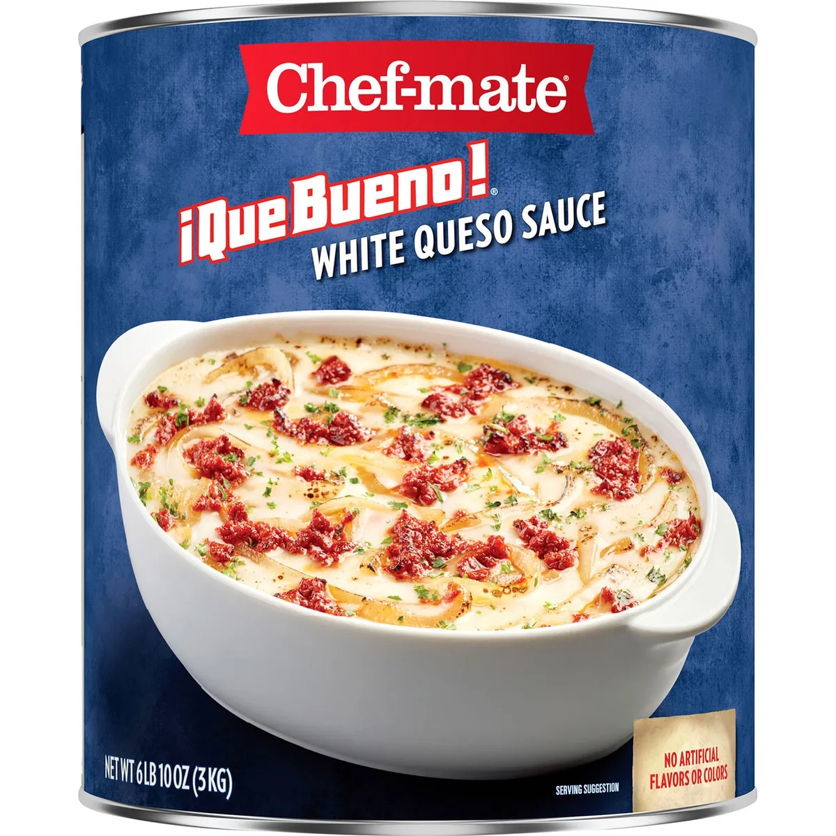 Chef-mate Que Bueno White Queso Cheese Sauce, 106 oz.