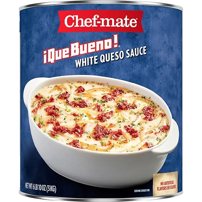 Chef-mate Que Bueno White Queso Cheese Sauce, 106 oz. 2