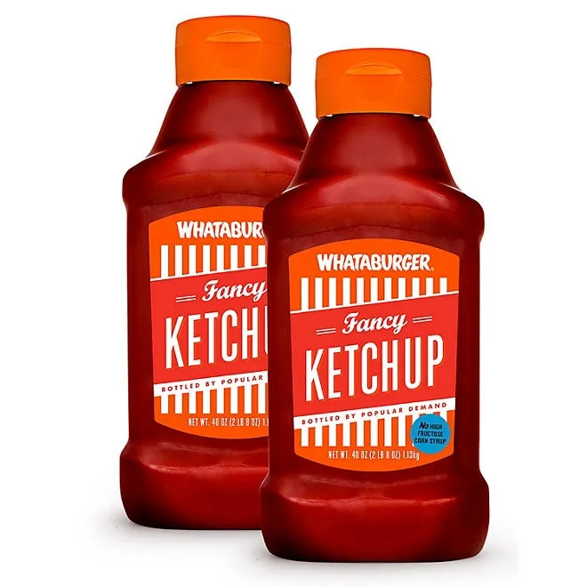 Whataburger Fancy Ketchup, 40 oz., 2 pk. 2