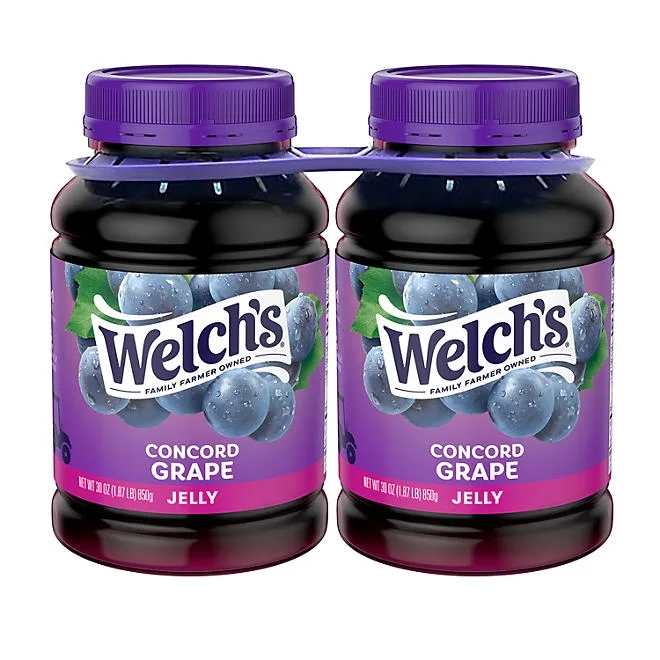 Welch's Concord Grape Jelly, 30 oz., 2 pk. 2