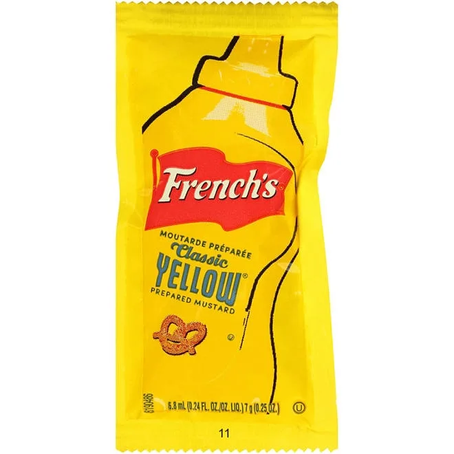French's Mustard Single-Serve Packets, 5.5 g., 500 ct. 3