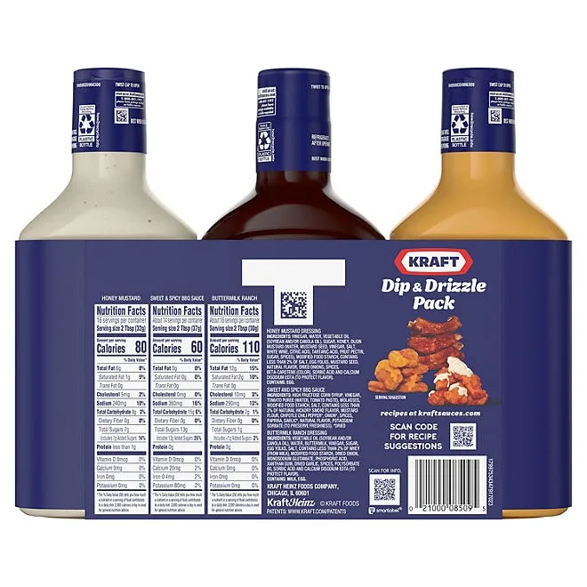Kraft Dip & Drizzle Sauce, 3 pk. 5