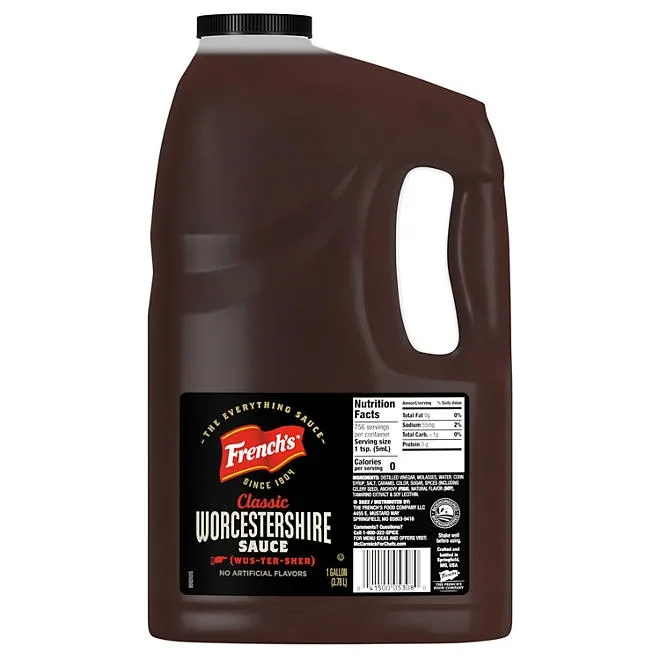 French's Classic Regular Worcestershire Sauce, 1 gal. 2