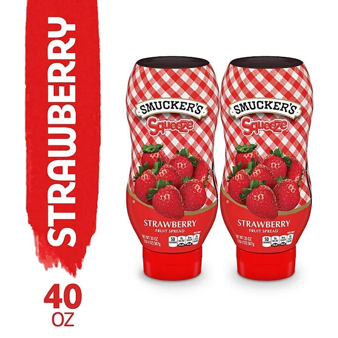 Smucker's Squeeze Strawberry Fruit Spread, 2 pk, 40 oz. 4