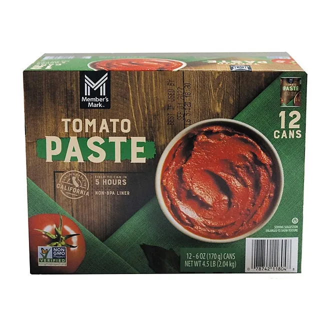 Member's Mark Tomato Paste, 6 oz., 12 pk. 2