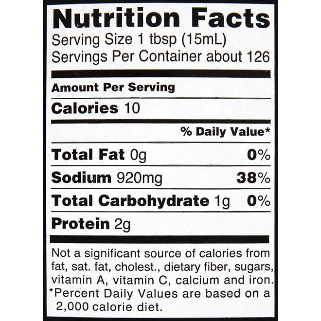 Kikkoman Soy Sauce, 64 oz. 3