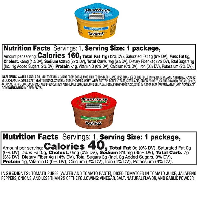 Tostitos Chips & Dip Mix, Variety Pack Snacks, 26 pk. 4