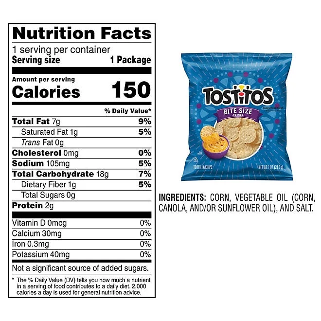 Tostitos Chips & Dip Mix, Variety Pack Snacks, 26 pk. 3