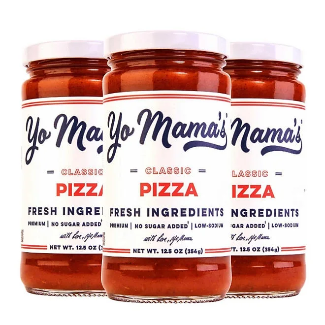 Yo Mama's Foods Low-Carb Pizza Sauce 12.5 oz., 3 pk. 2