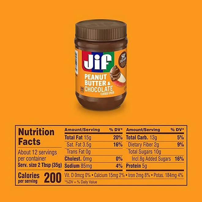 JIF Peanut Butter Chocolate Jar, 41.5 oz. 3