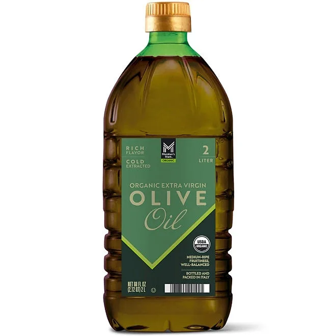 Member's Mark Organic Extra Virgin Olive Oil, 2L 2