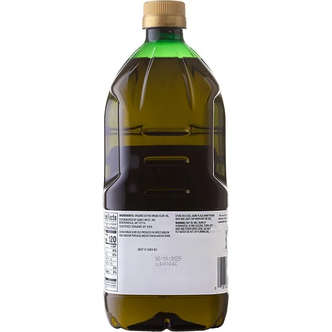 Member's Mark Organic Extra Virgin Olive Oil, 2L 3
