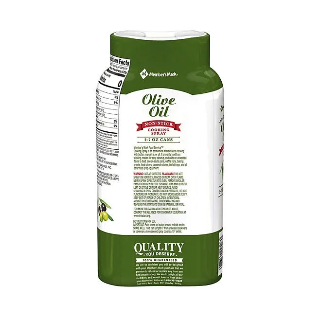 Member's Mark Olive Oil Cooking Spray, 7 oz., 2 pk. 4